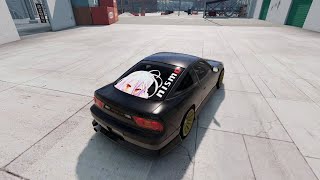RedlineAuto Nissan 180sx Custom Sticker Tutorial BeamNG.Drive