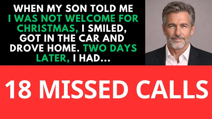 My son said he wasn't expecting me for Christmas, so I canceled the mortgage payment...