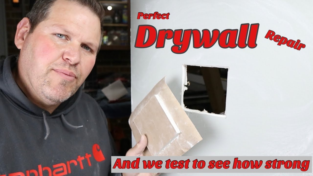 Quick/Fast Drywall Patch (is how strong) YouTube