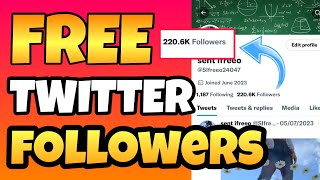 How to Increase Free Twitter Followers in 2024 || Get 1000 Twitter Followers Fast screenshot 5