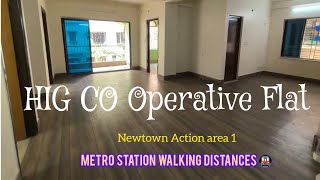 Newtown Action area 1 3BHK Flat Sale video 🔔 1450 SQFT II Metro station walking distances 🚶