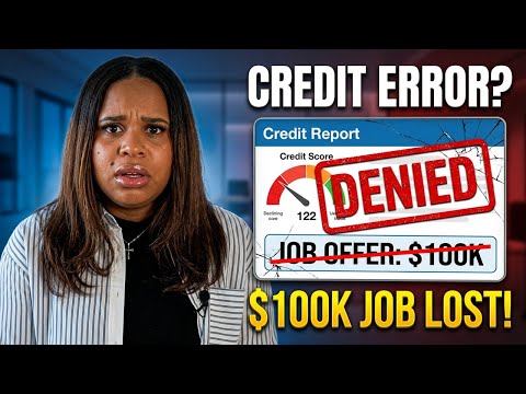 Women Loses $100k Job Over Credit Report Error?! 😳 Could You Be Next?”