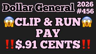 2026#456😱Dollar General Couponing😱CLIP AND RUN‼️PAY $.91 CENTS‼️MUST WATCH👀👀