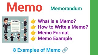Memo, Memo Format, Memo Example, How to write a Memo, Memo Writing, Memo in Tamil, Memo explanation