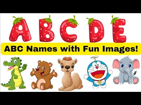 Learn Alphabet Names with Images | ABC for Kids |#AlphabetNames# ...