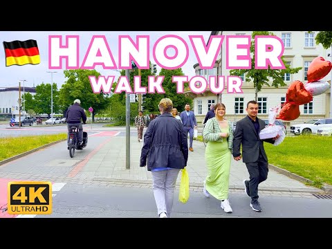 Hannover, Germany 🇩🇪 | Travel Video | Walk tour | 4k UHD