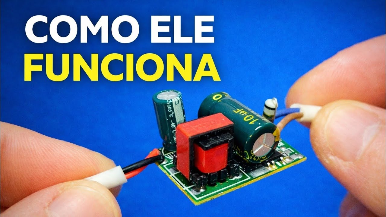 Driver LED Montagem Completa e Funcionamento 