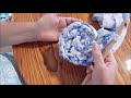 Make an Easy Round Rag Rug with Sheets