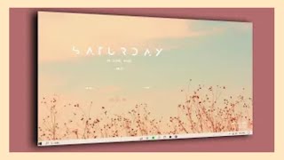 Make your windows look Aesthetic, pretty, minimalist and clean || Aesthetic Wallpaper screenshot 3