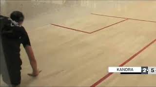 SQUASH. This rally had everything! | Kandra-Hammamy | Allam British Open