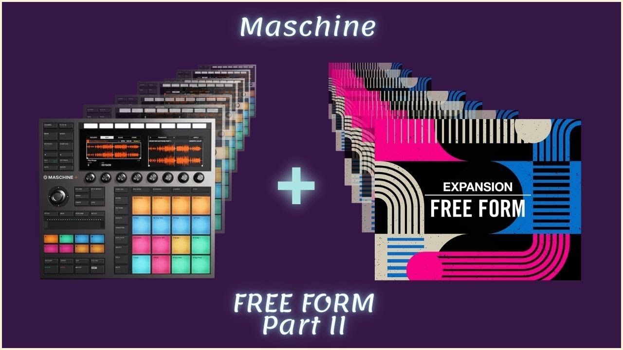 DTM・DAW Native Instruments MASCHINE MK3expansion 🎤Maschine MK3 | Free Form Sound & Beat Review (Part II