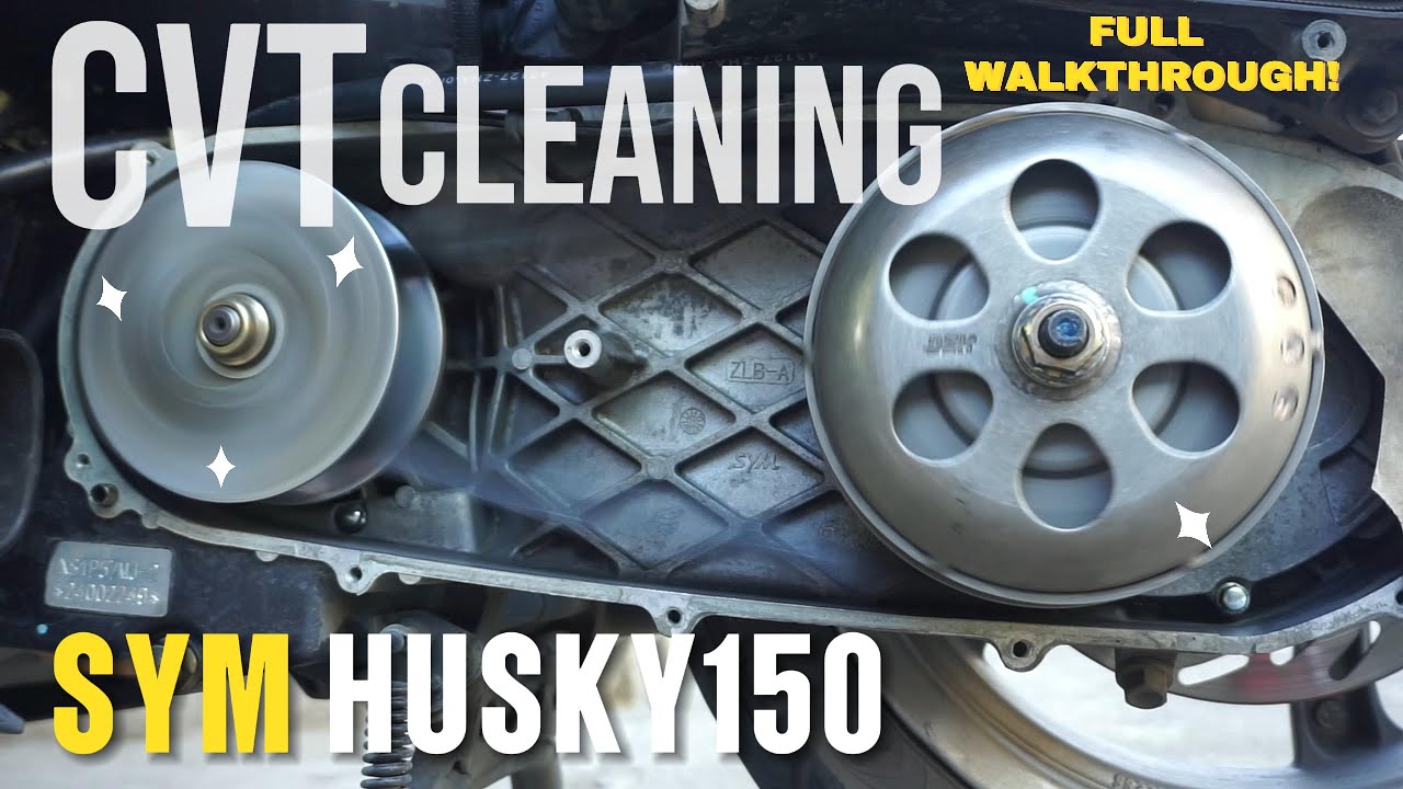 SYM Husky CVT Cleaning/Dissassembly