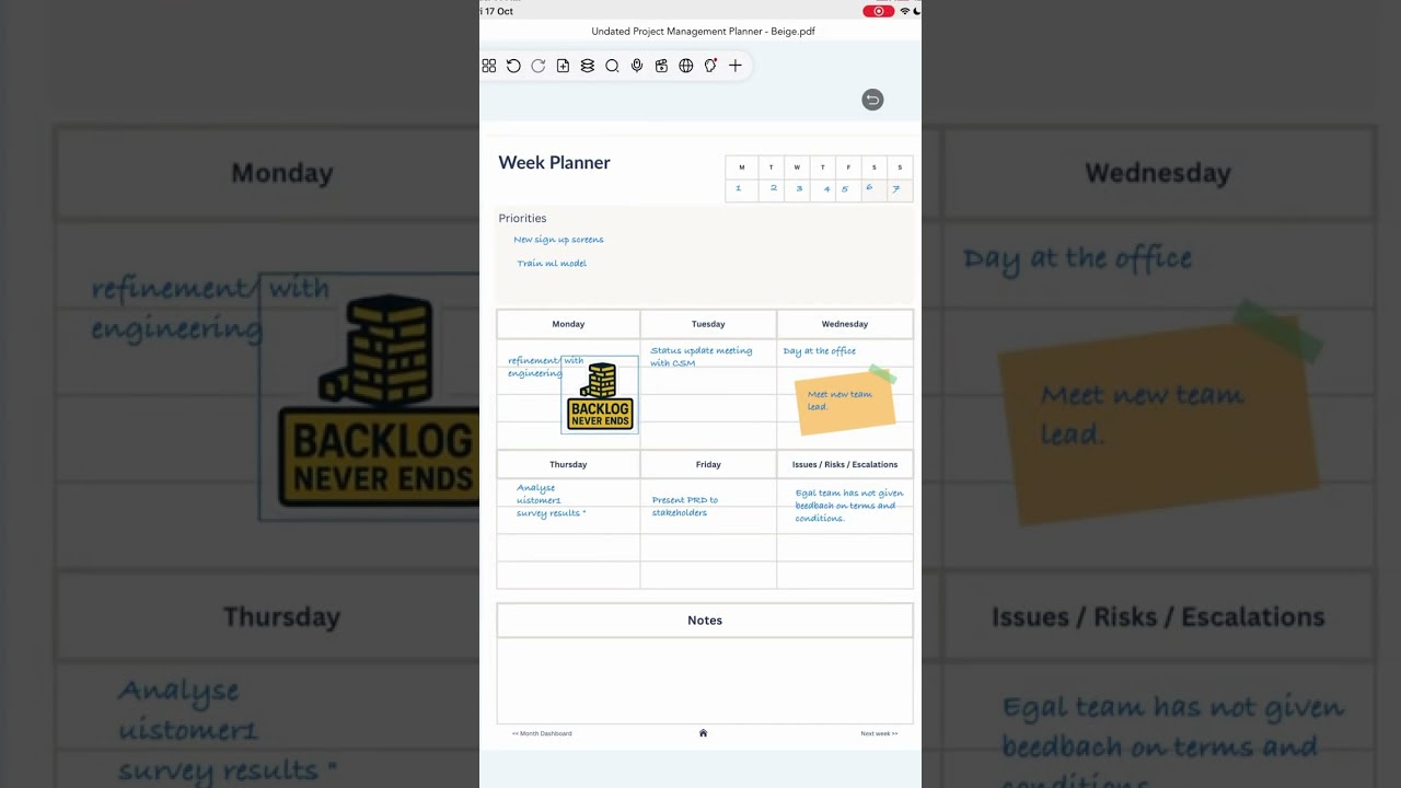 How I Use My Weekly Planner Page 🗓️ | Boost Focus & Productivity
