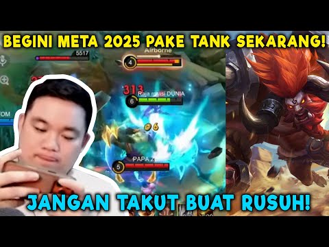 META YANG HARUS LU COBA PAKE TANK 2025!!- Mobile Legends Indonesia