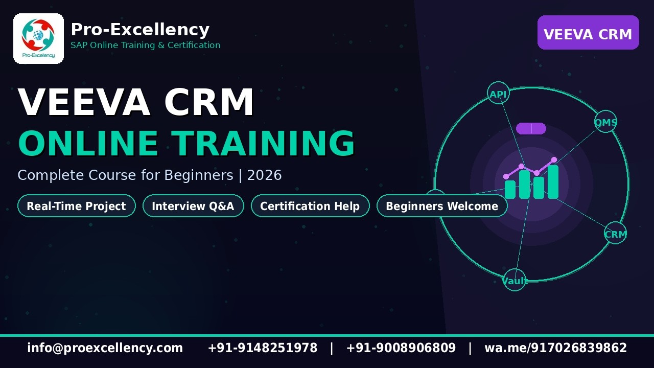 Veeva Training Module Veeva CRM Online Training 2026 |Complete Course for Beginners|Real-Time ...