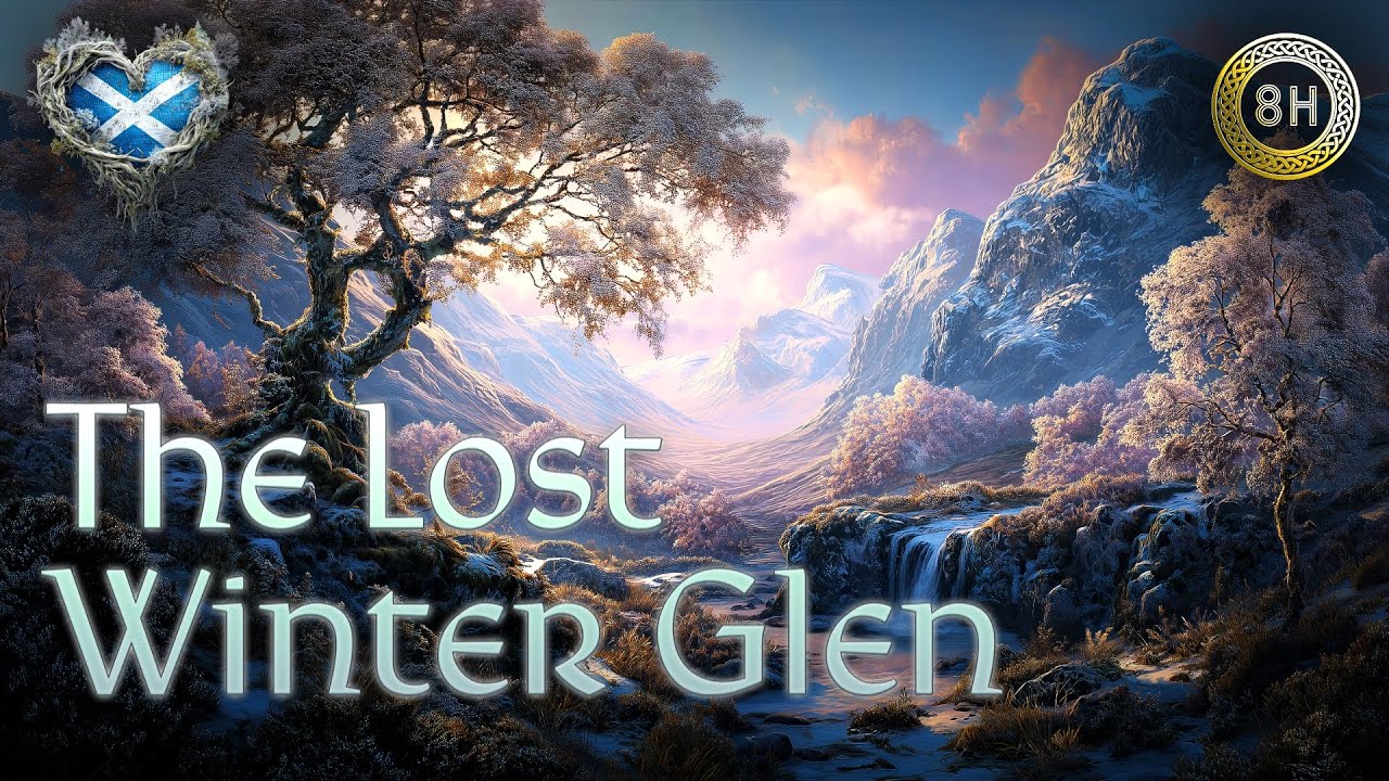 ❄️ The Lost Winter Glen | 8 Hour Celtic Ambient Music for Writing, Focus & Creative Flow