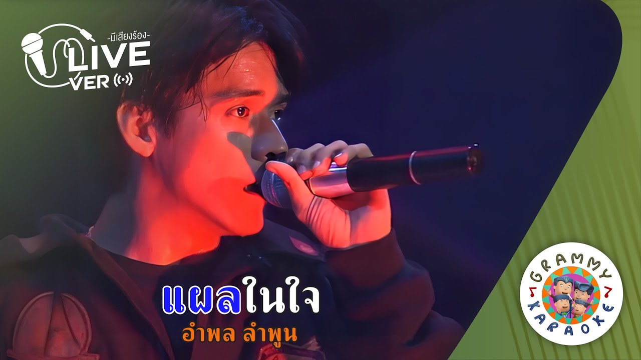 คาราโอเกะ แผลในใจ (Pae-Nai-Jai) - อำพล ลำพูน Live Ver. [ มีเสียงร้อง ]
