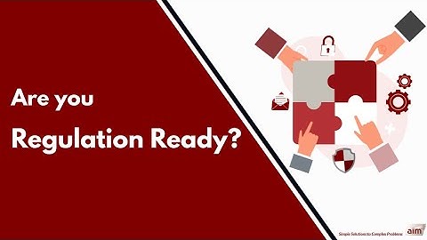 Are You Regulation Ready? Discover with CompliCheck by Aim!