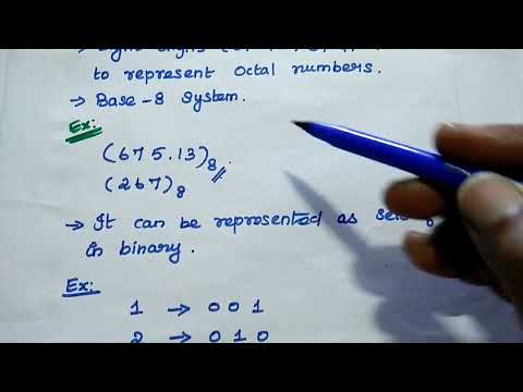 DSD - Number System in Tamil - Decimal, Binary, Octal, Hexadecimal system - Digital Electronics