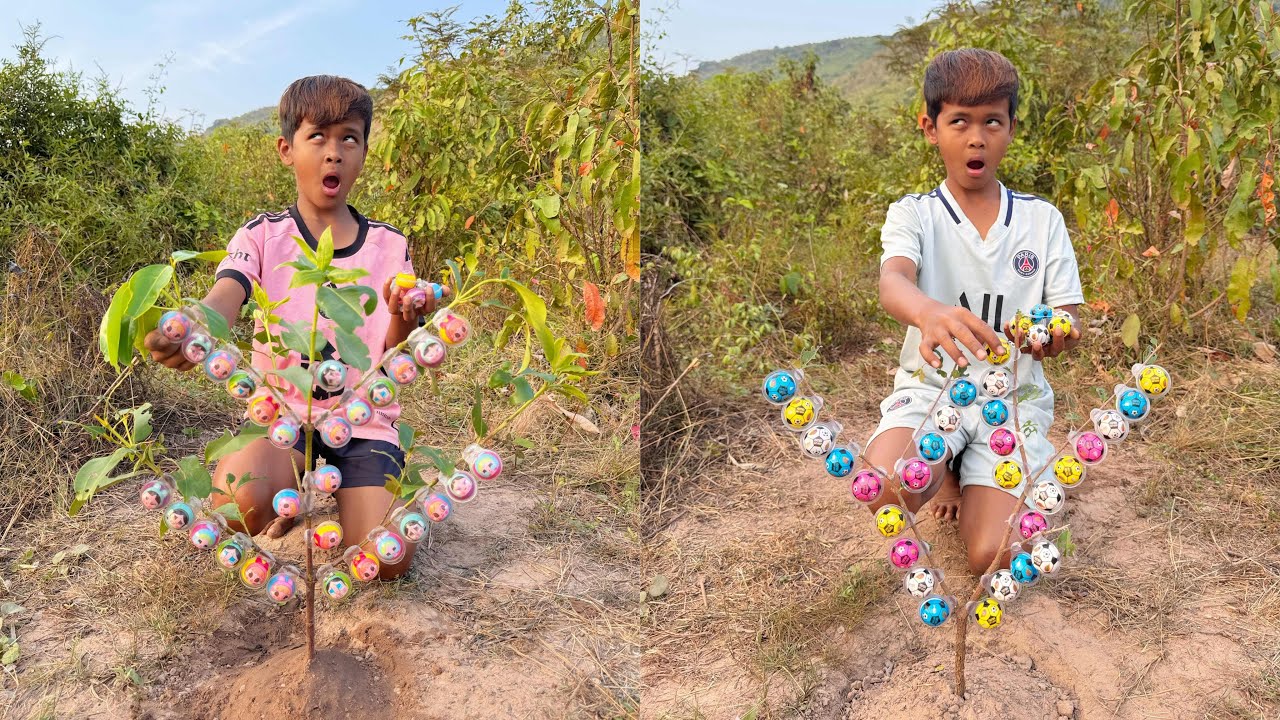 Survival Skills: SMART idea and USEFUL with papa in the forest 