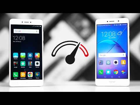 Redmi Note 4 vs Huawei Honor 6x Speedtest Comparison