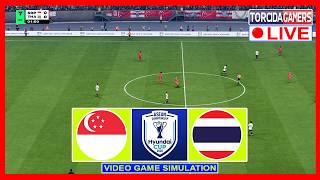 🔴LIVE: Singapore vs Thailand | ASEAN Championship 2026 - Semifinal | Video Game Simulation