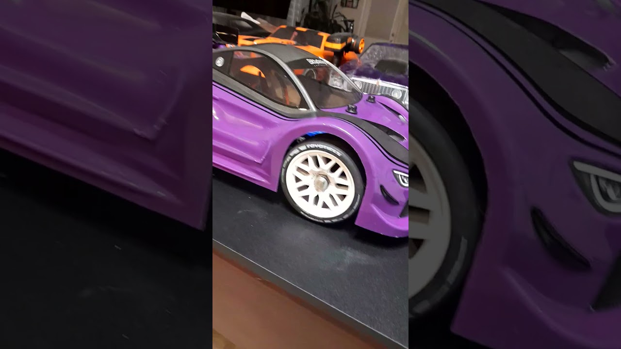 Hyper GT8 body test fit on Slash LCG. 