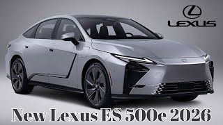 Reimagining the Luxury Sedan | All-New Lexus ES 500e 2026