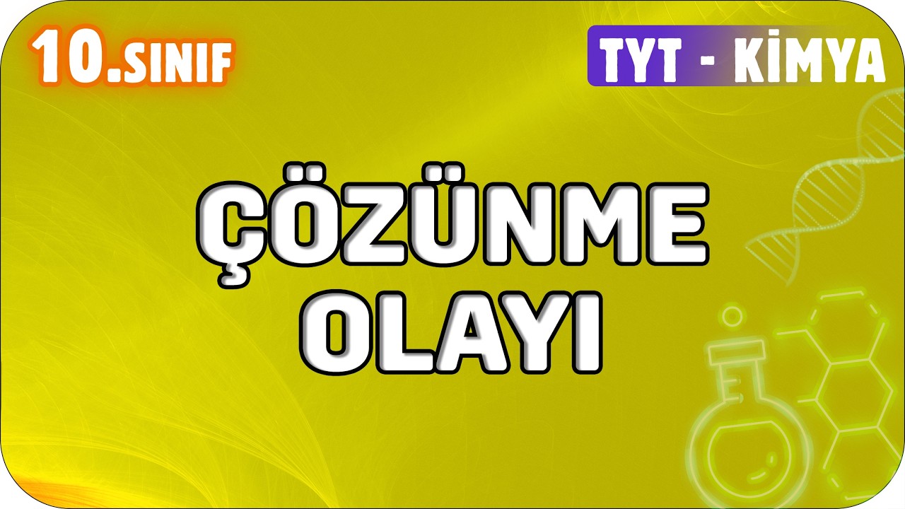 Çözünme Olayı  |10. Sınıf Kimya #2026