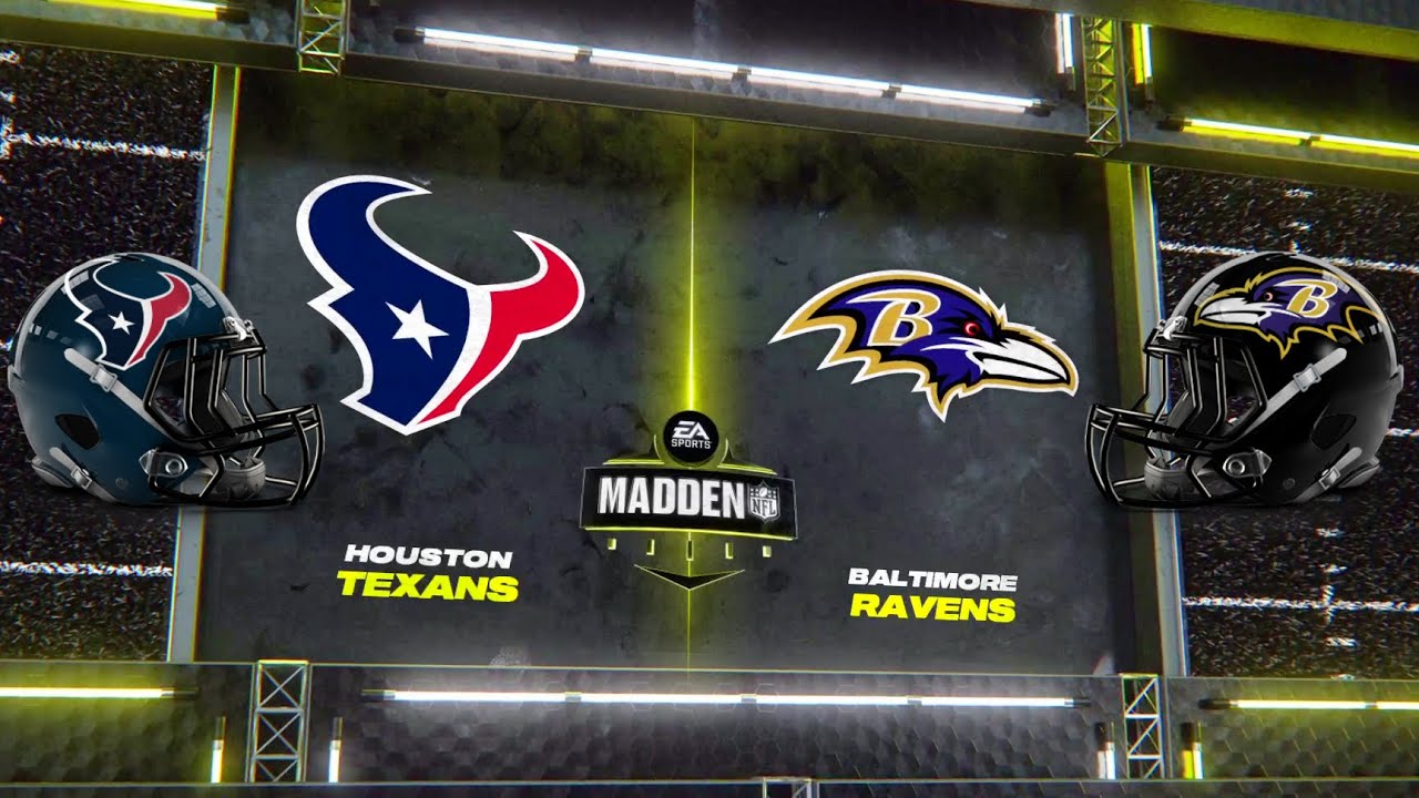 Madden NFL 24, Houston Texans vs Baltimore Ravens