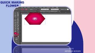 Quick making flower with illustrator