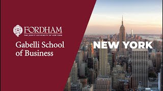 Fordham Gabelli's Master Programs 🇺🇸