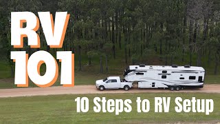 Complete guide to setting up your RV correctly