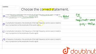 Choose the correct statement.