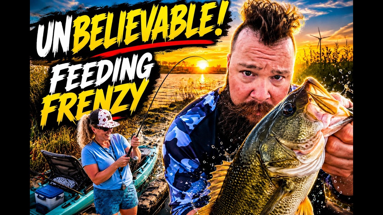 Non Stop Action in the kayak!