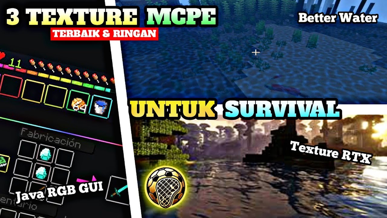 TANPA BEHAVIOR PACK INI DIA 3 TEXTURE MCPE UNTUK SURVIVAL DI MINECRAFT ...