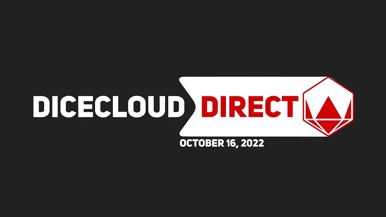 Dicecloud Direct [2022/10/16] Introduction to v2 and Your First