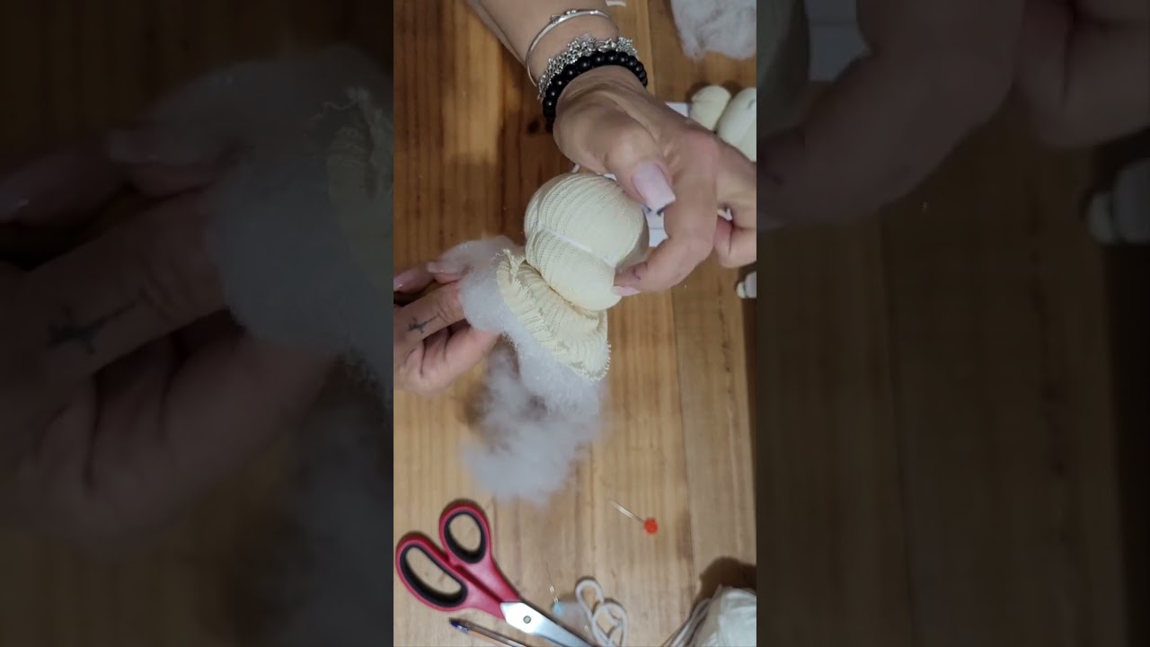 como confeccionar a cabeça de uma boneca inspiradas nas bonecas Waldorf