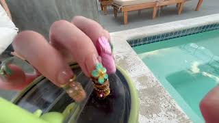 1HR ASMR Pool hangout (loop for sleep)