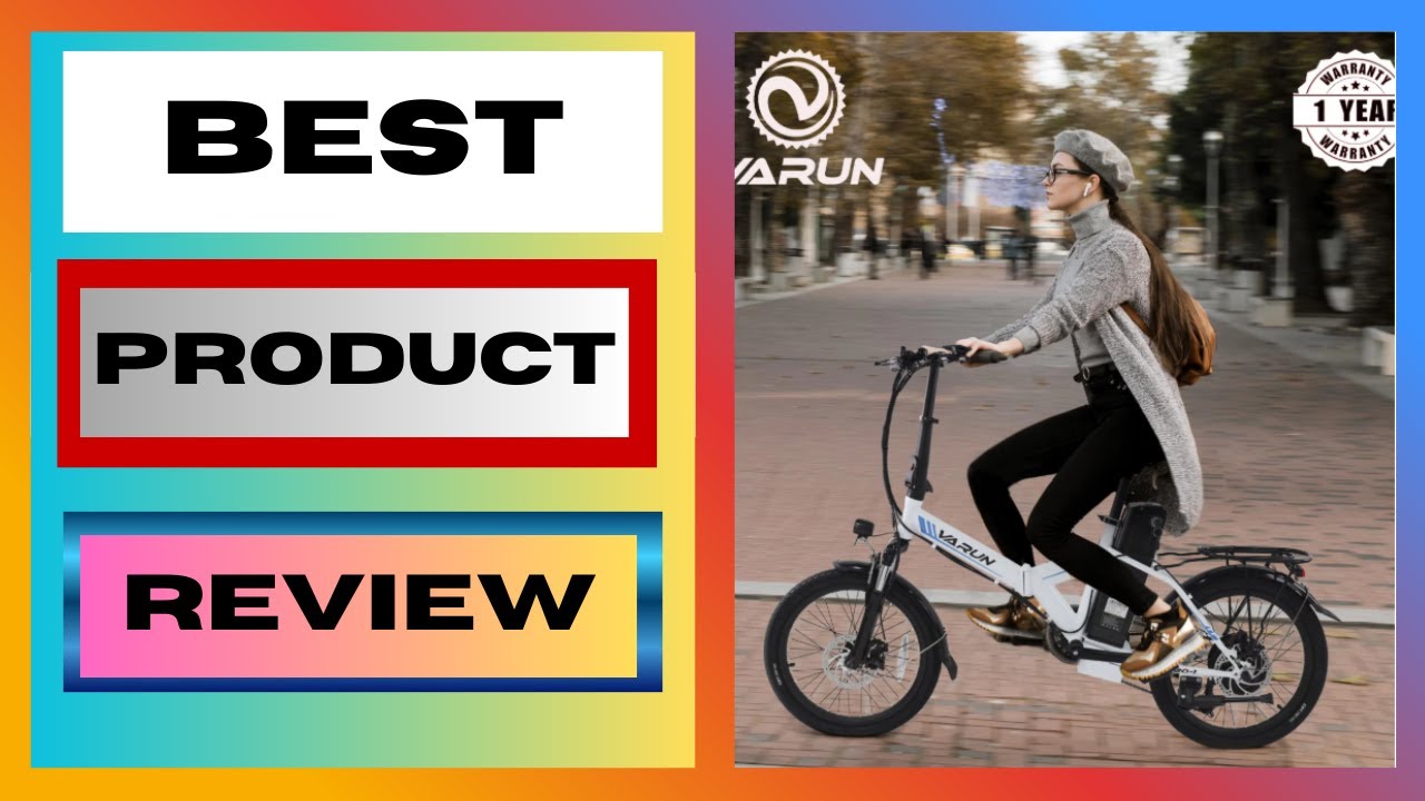 【1 Year Warranty】 Varun C20-1 Adult Electric Bike, 750W Peak motor, 48V 7.8Ah Battery, 20" Tire City
