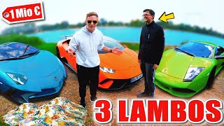 FRAG EINEN MILLIONÄR | 3 LAMBOS MIT 25 JAHREN + REAKTION AUF SEINE SPORTWAGEN