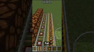 Smart Motion-Sensing Lamp with Redstone & Rails 💡🔧 | Genius Minecraft Build #minecraftbuild