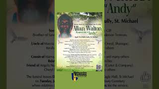 Allan Walton | Funeral Service Announcement #ObituariesBB #Obituaries #bb #ObituariesBarbados
