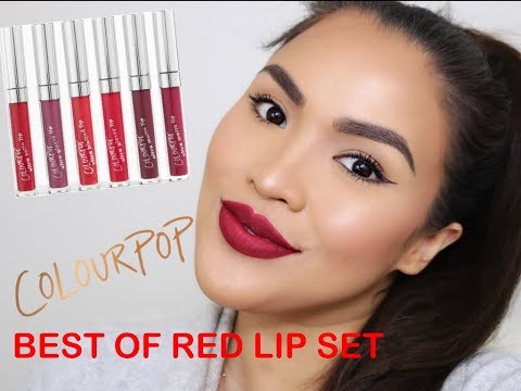 Video: ColourPop Ultra Blotted Lip Cherry på toppen gjennomgang