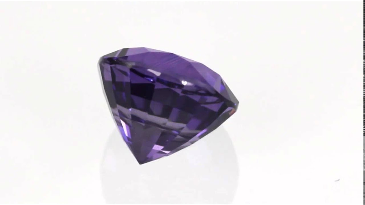 Special Purple Violet Sapphire, Dramatic Gem in 1.76 carats, 6.70mm Round Cut