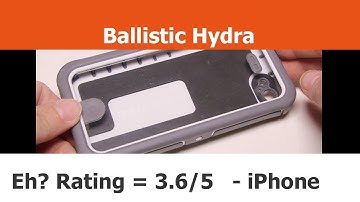 Ballistic Hydra Case - Eh? Rating = 3.6 / 5 Full Review - iPhone cases