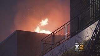 Dozens Of Families Displaced After Fire Tears Through Elmhurst Apartment Building