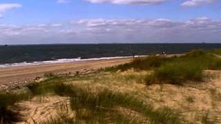 SPURN POINT NOW AND THEN AFTER THE TIDAL SURGE.