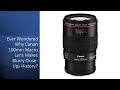 Ever Wondered Why Canon 100mm Macro Lens Makes Blurry Close-Ups History?
