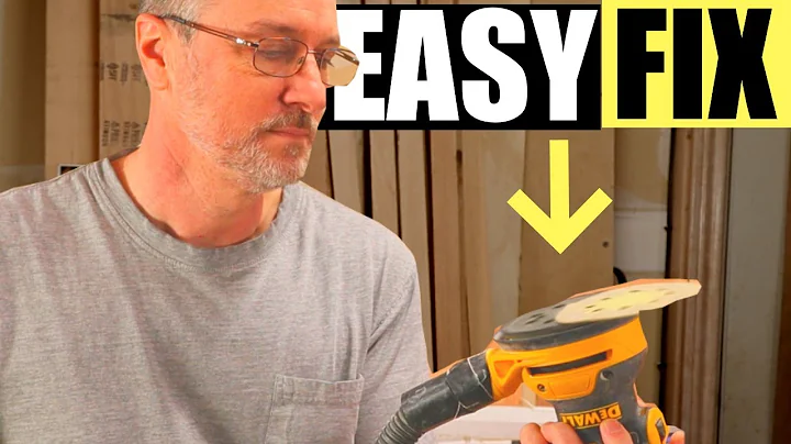 How to Replace DeWalt Orbital Sander Pad ~ Easy!